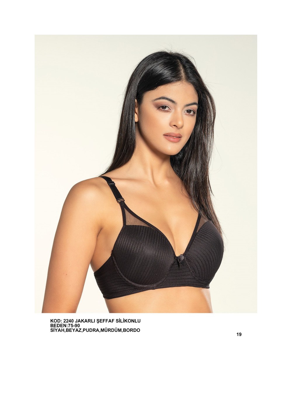 Liza 2240 Desteklı Yarım Kul.İp Askılı Sutyen