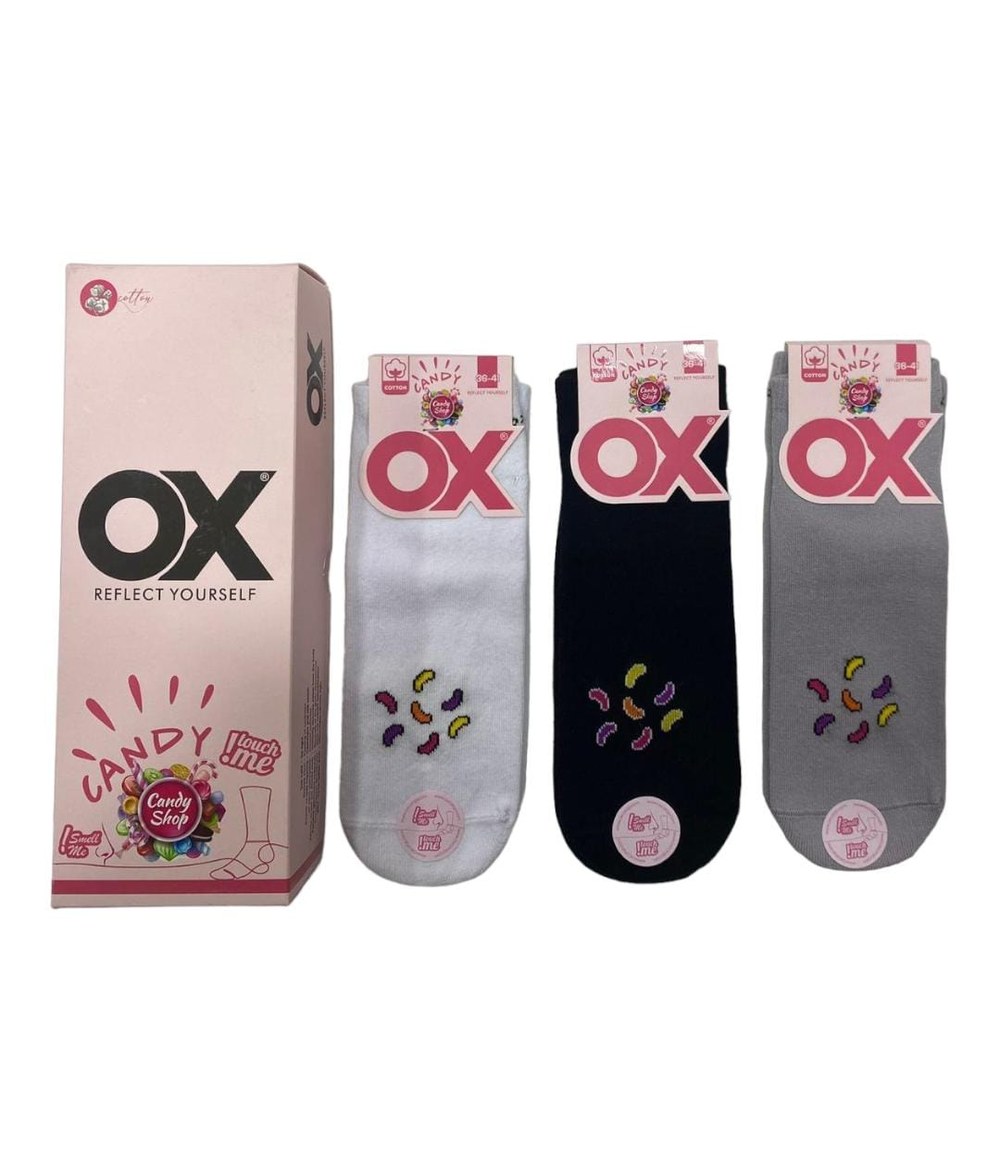 Ox Bayan Meyveli Kokulu Patik Şeker