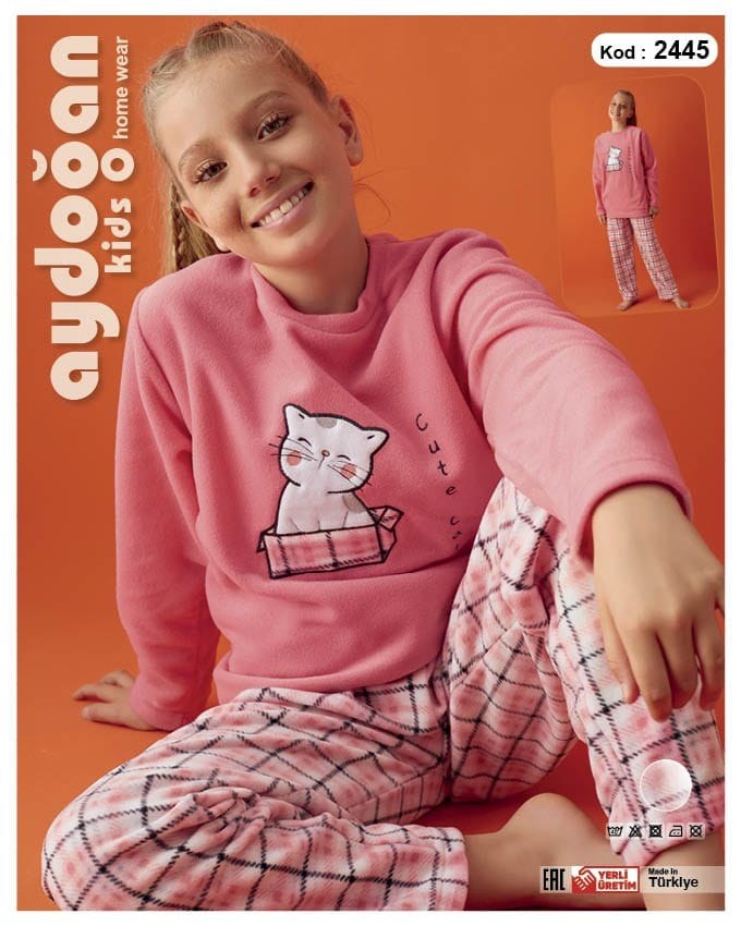 Aydoğan 2445 Kız Garson Polar Pj Takım