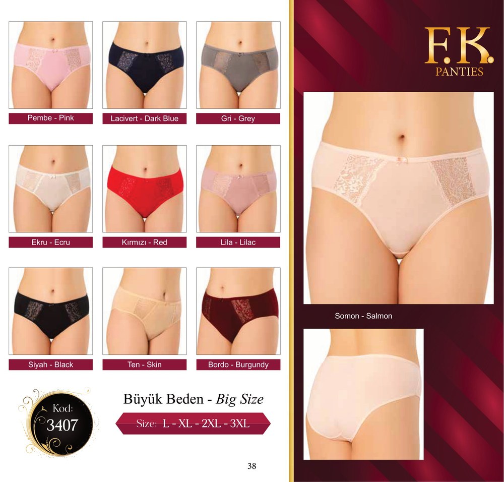 Fk 3407 Bayan Yuksek Bel Kulot