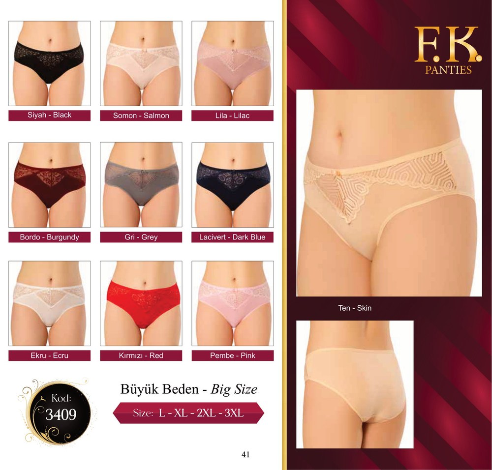 Fk 3409 Bayan Yuksek Bel Kulot