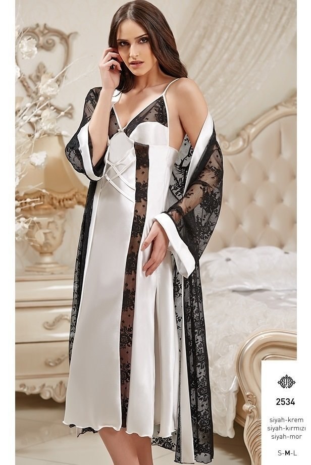 Jeremı 2534 Saten Gecelık