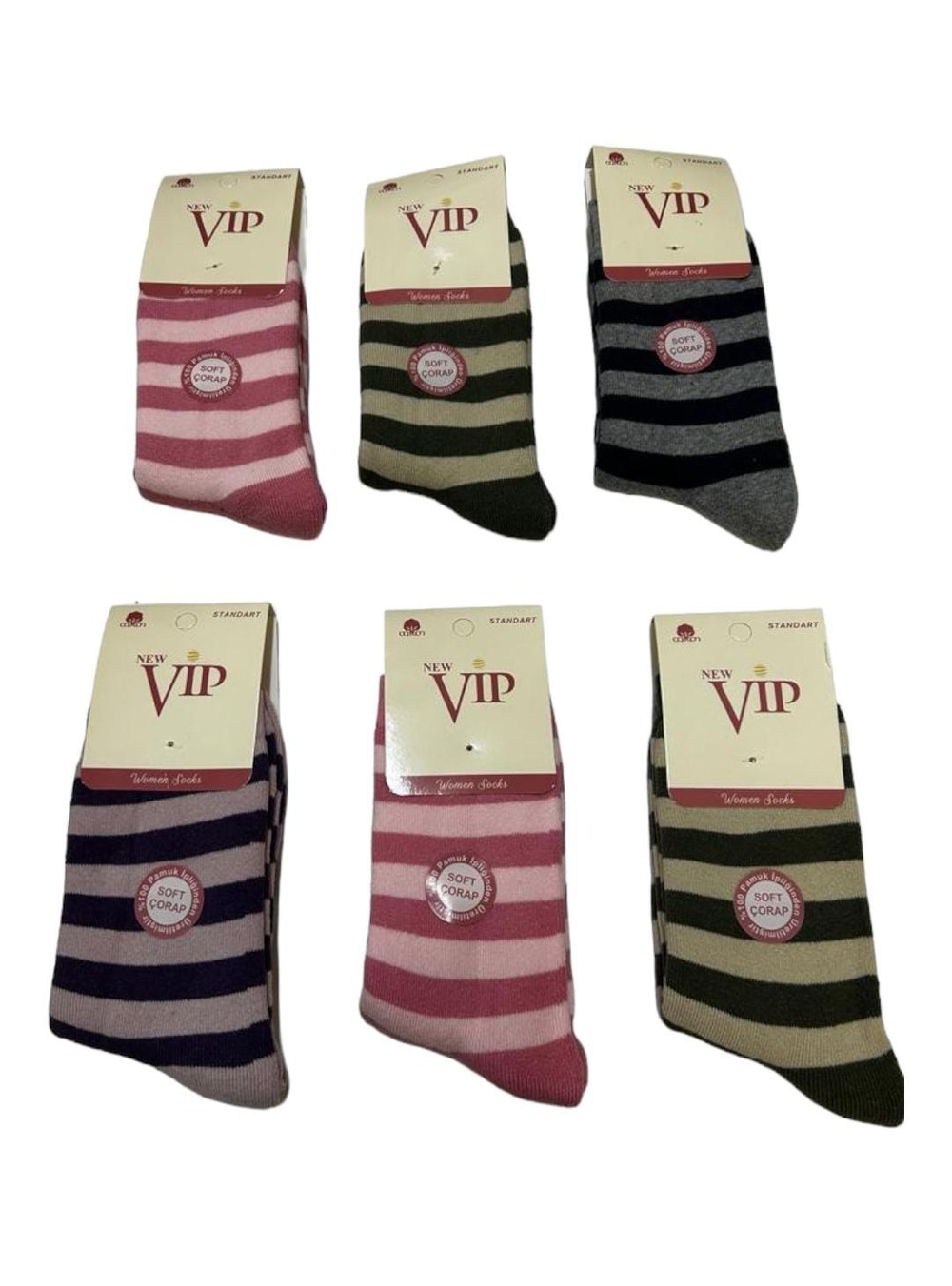 Vip Bayan Havlu Çorap