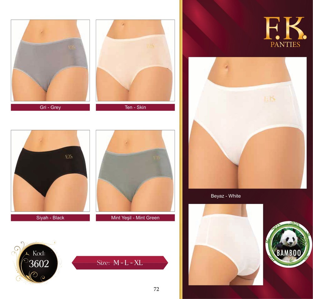 Fk 3602 Bayan Bambu Kulot