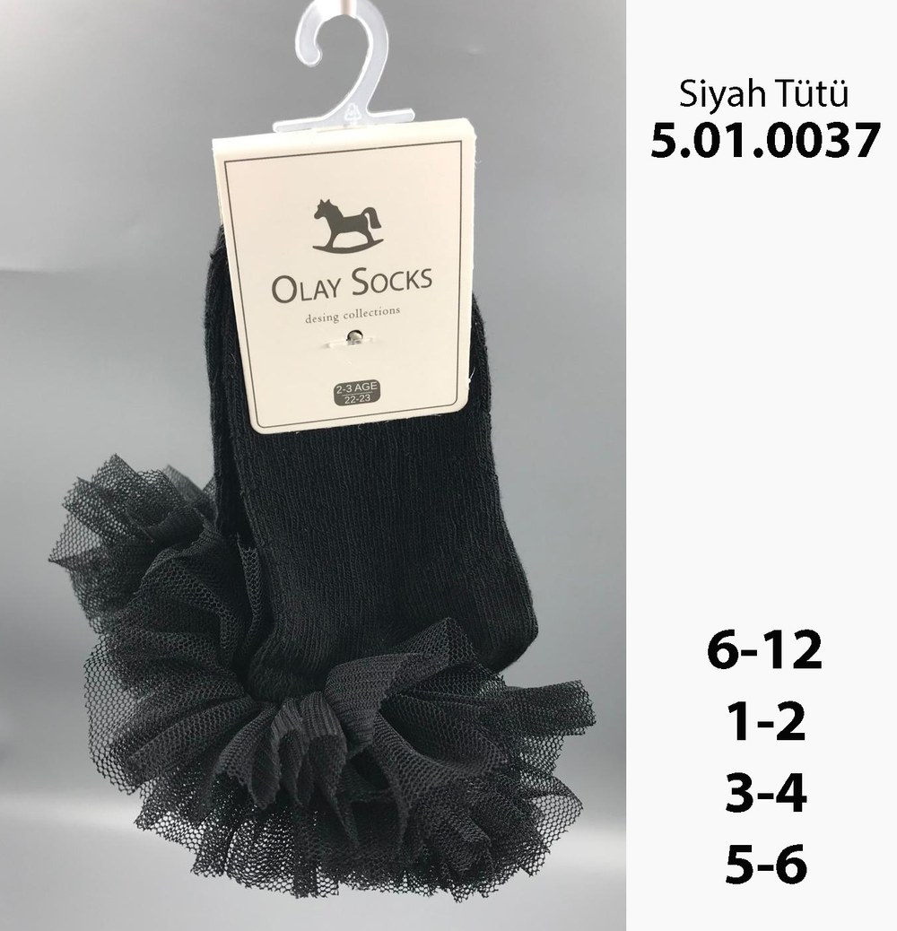 Olay Socks Renkli Kız Bebek Çorap