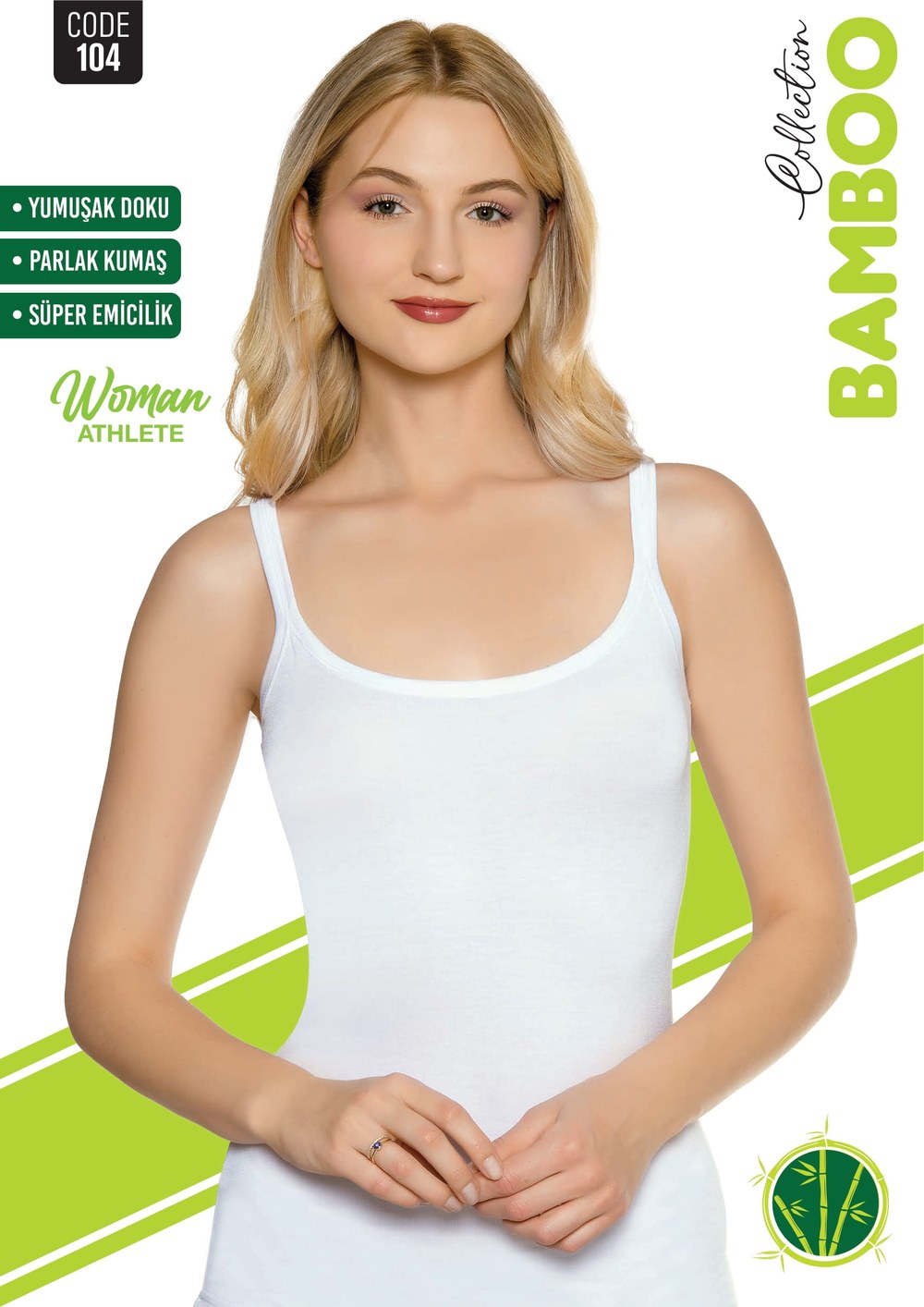 Sortie Bayan Bamboo Parmak Askılı Atlet