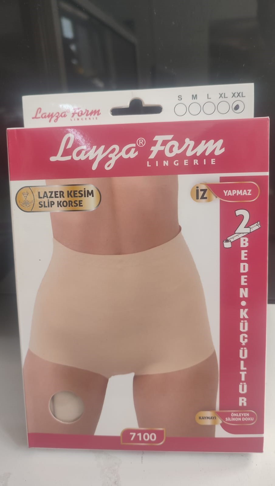 Layza 7100 Lazer Kesim Slip Korse