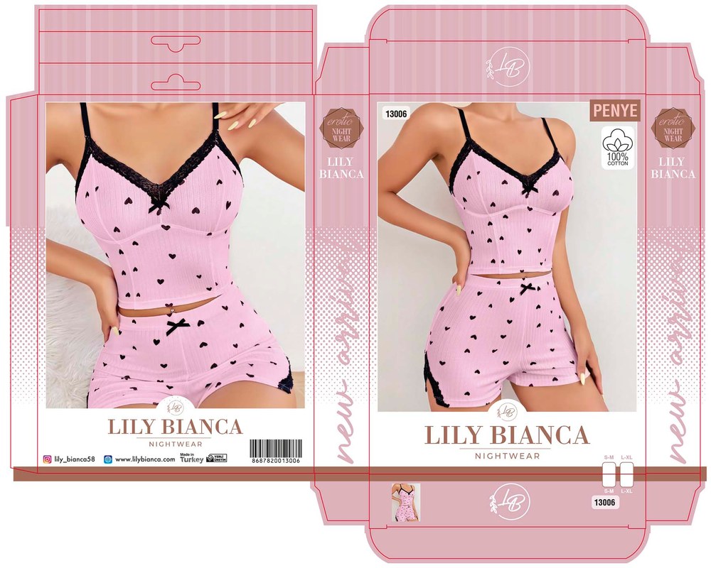 Lily Bicnca 13006 Bayan Fantezi Gecelik