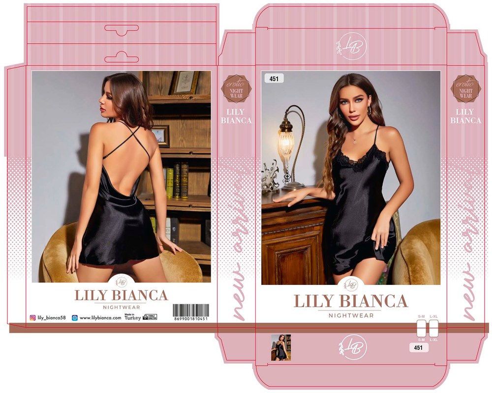 Lily Bicnca 451 Bayan Fantezi Gecelik