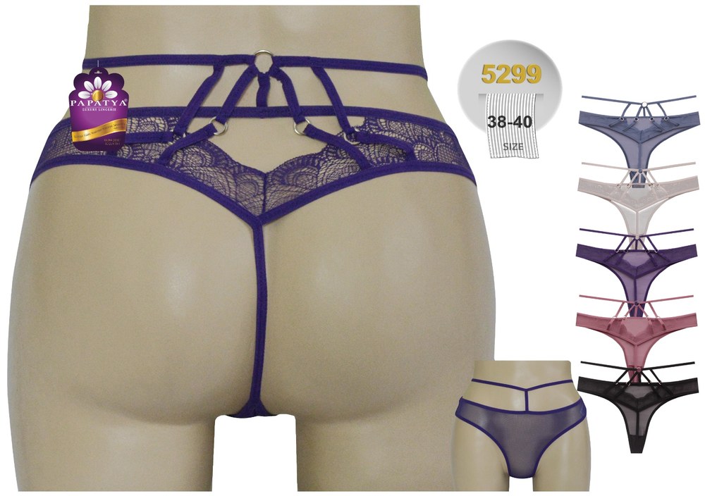 Papatya 5299 Tanga On Tul Arka Orta Bant Ust Ipler Asr