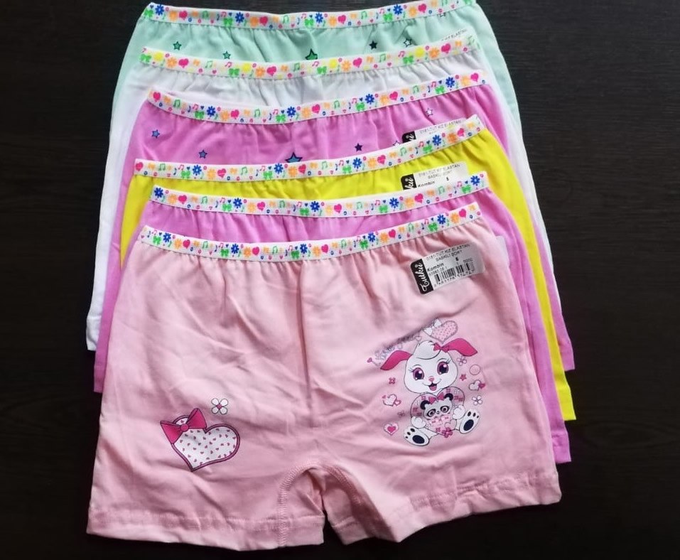 Tutku 0181 Kız Elas. Baskılı Şort