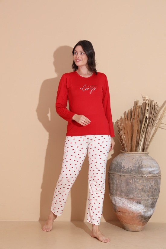 Boyraz 20549 Bayan Milan Pijama Takım
