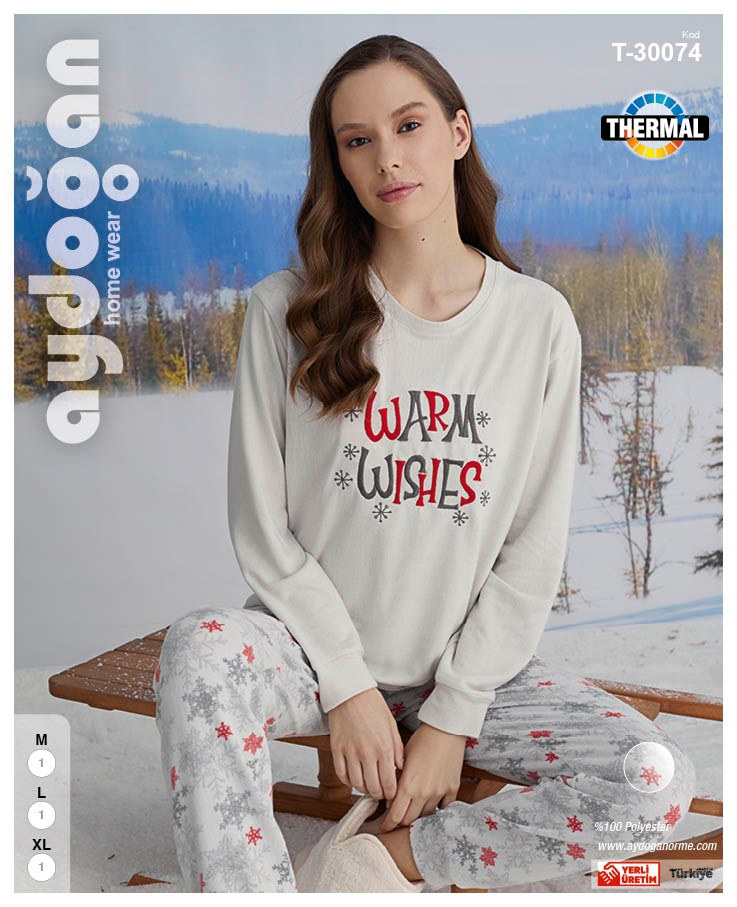 Aydoğan 30074 Bayan Thermal Bis.U.Kol Pj Takım