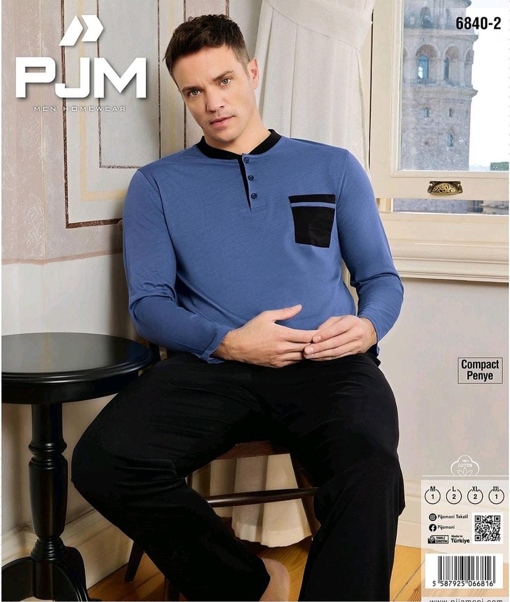 Pjm 6840-2 Erkek Compact Penye U.Kol Pj Tkm