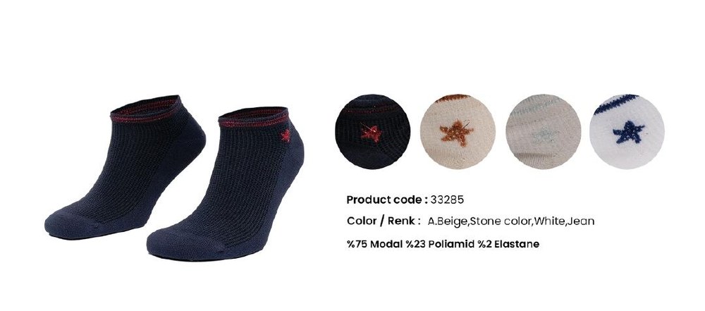 Aytuğ 33285 Bayan Modal Patik Desen 18