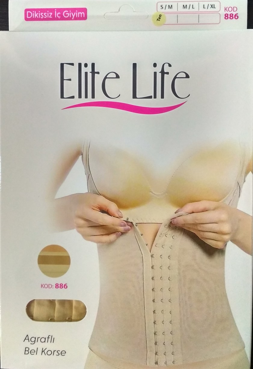 Elite Life 886 Bayan Agraflı Bel Korse