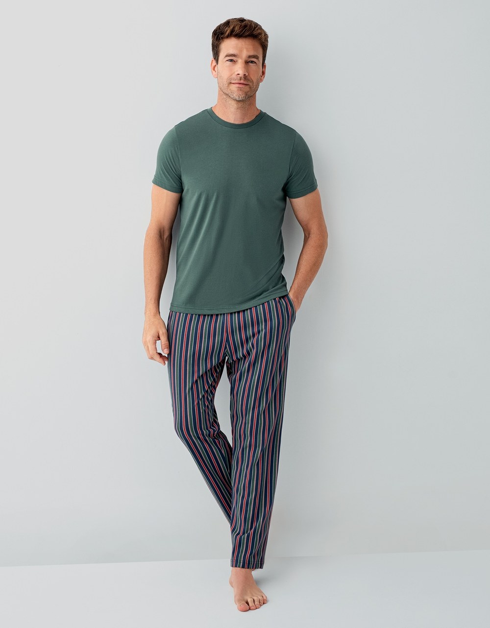 Arnetta AR-3680 Erkek Kısa Kol Pijama Takım