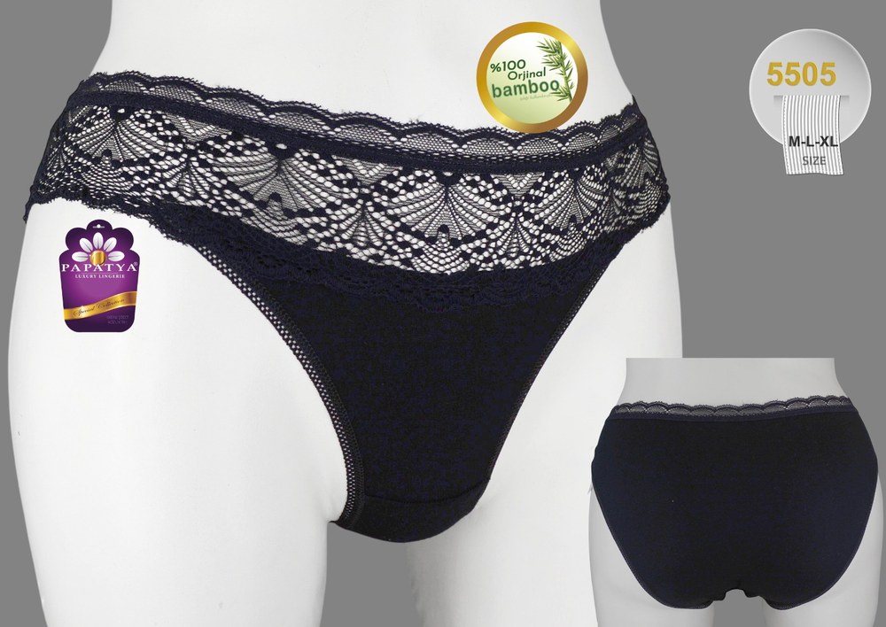 Papatya 5505 Asorti Bıkını On Ust Bant Alt Ve Arka Bamboo