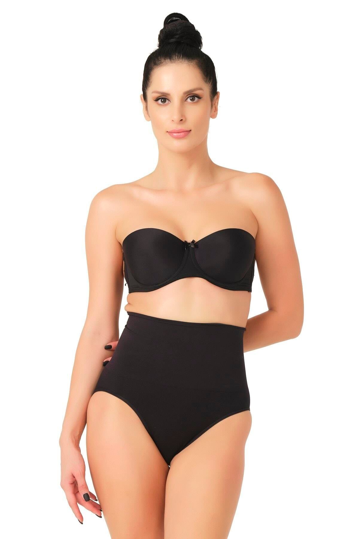 Siyah Emay 2021 Double Düşük Bel Slip Korse
