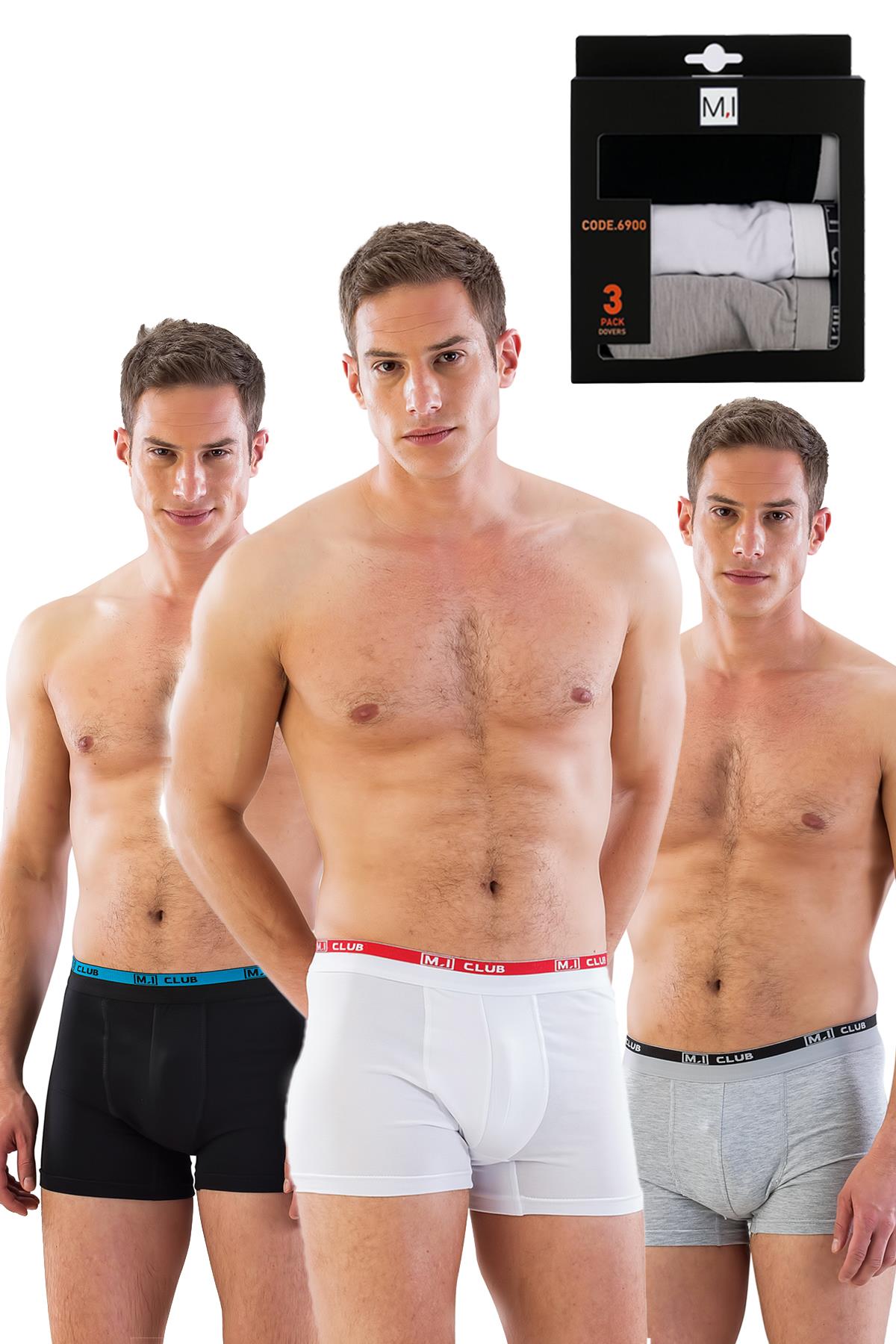Standart Emay 6900 3'lü Erkek Boxer