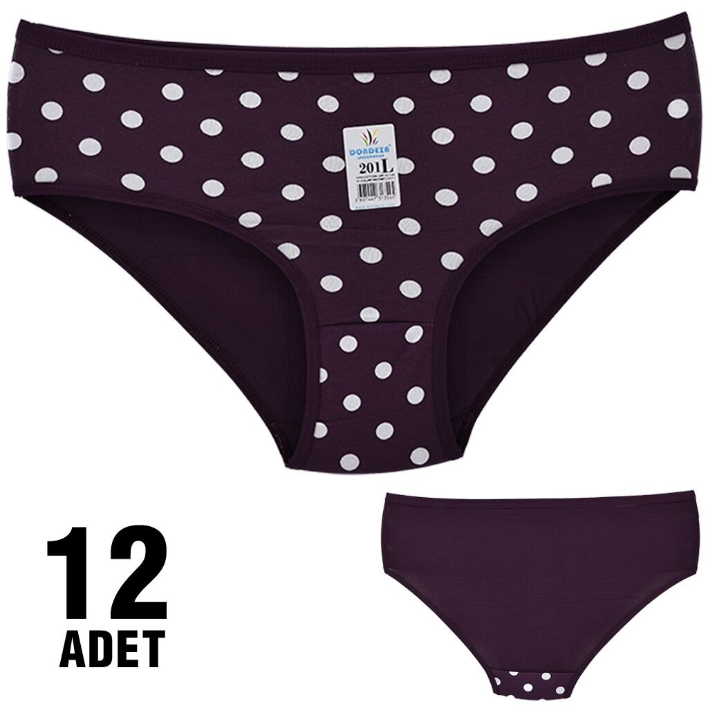 Dondeza 201-102 Desenli Bayan Ara Beden Külot