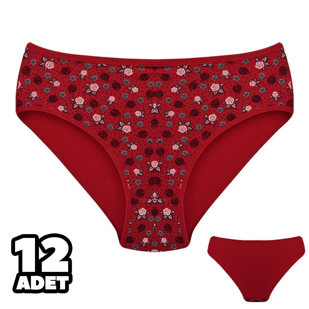 Dondeza 201-142 Desenli Bayan Ara Beden Külot