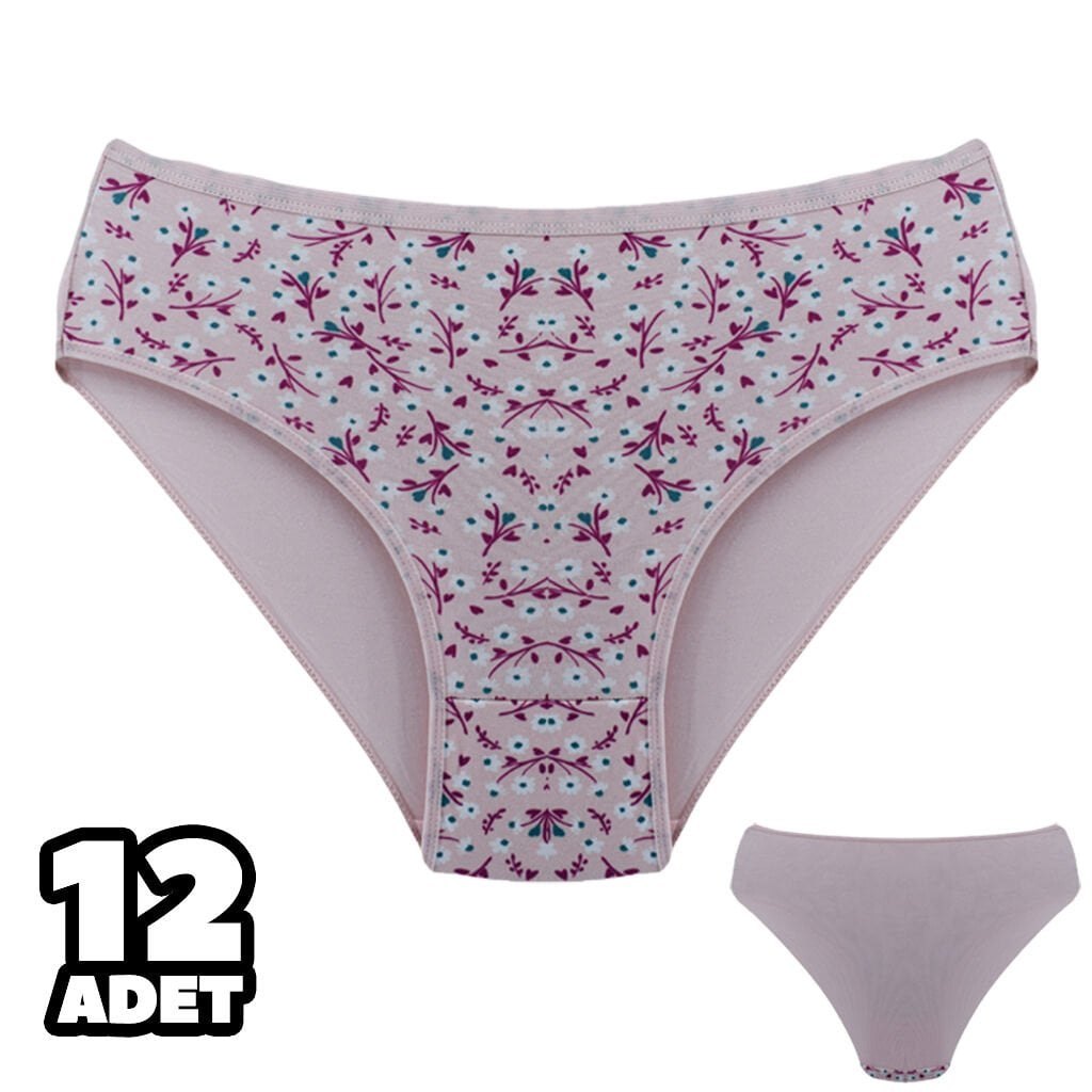 Dondeza 201-162 Desenli Bayan Ara Beden Külot
