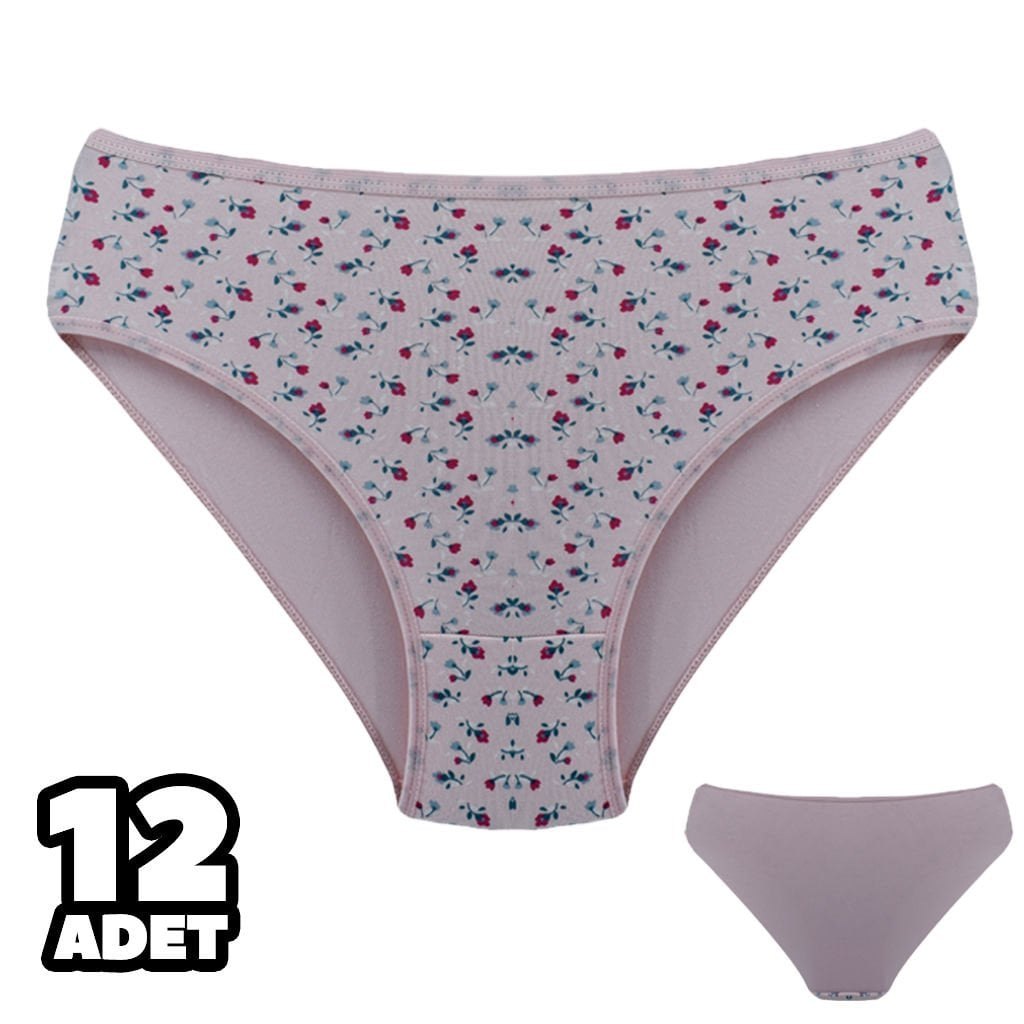 Dondeza 201-163 Desenli Bayan Ara Beden Külot