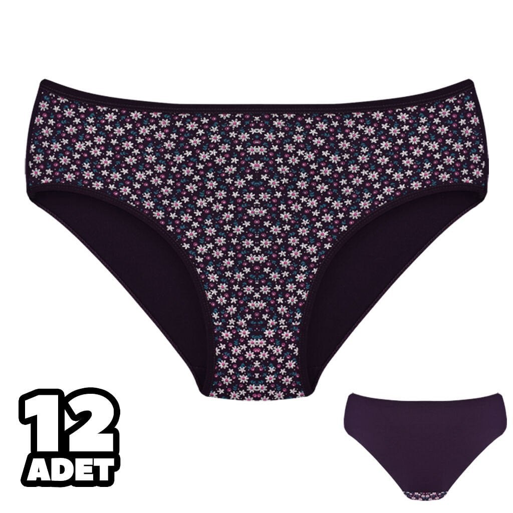 Dondeza 201-168 Desenli Bayan Ara Beden Külot