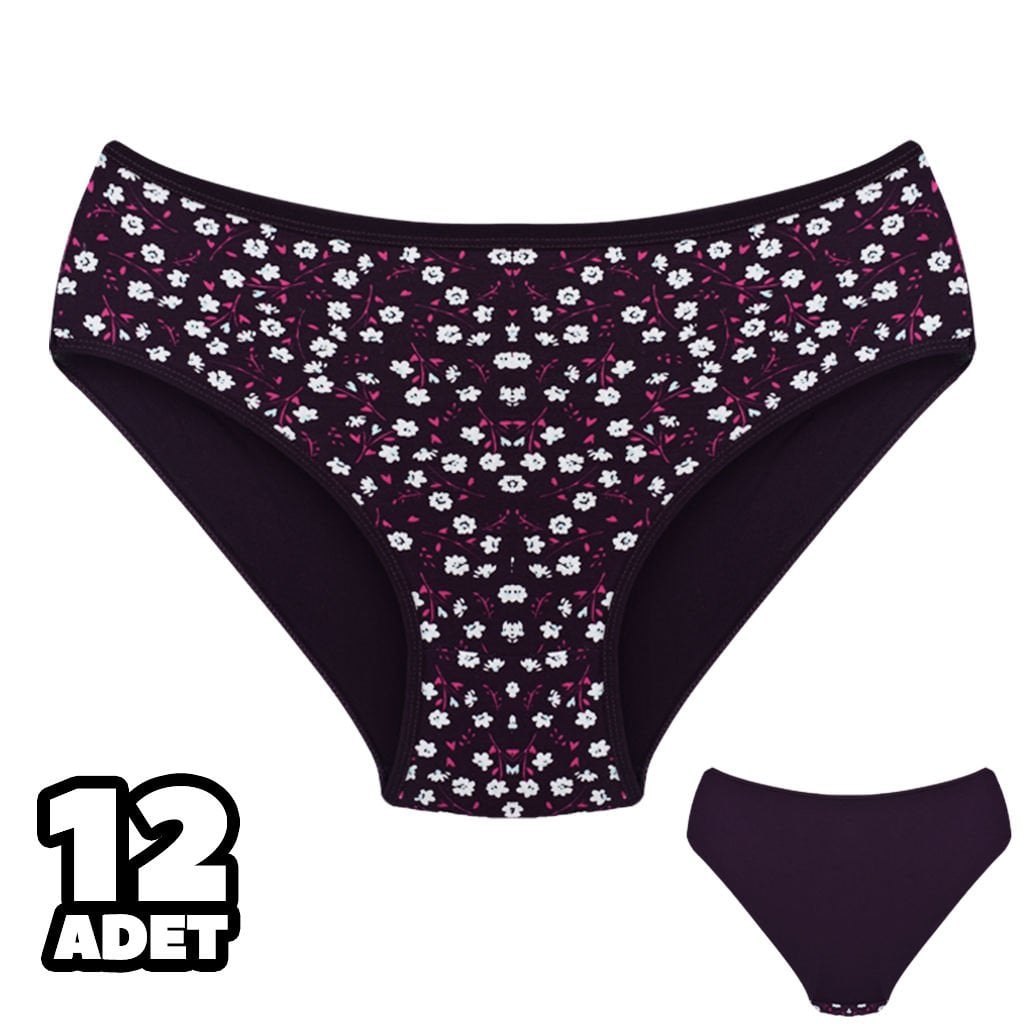 Dondeza 201-169 Desenli Bayan Ara Beden Külot