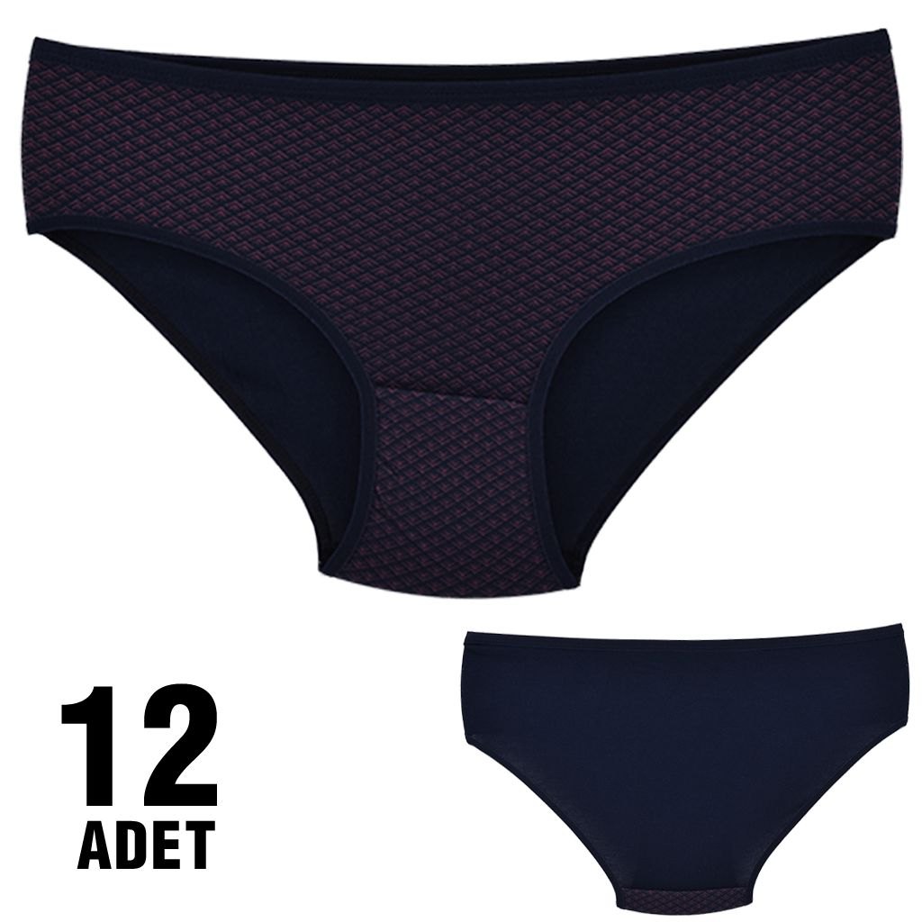 Dondeza 201-43 Desenli Bayan Ara Beden Külot
