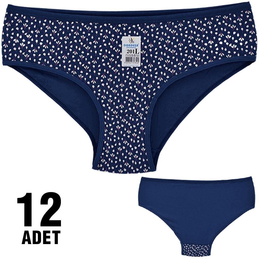 Dondeza 201-93 Desenli Bayan Ara Beden Külot