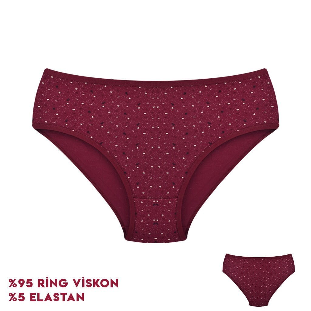Dondeza 264-10 (L) Desenli Viscon Bayan Bikini