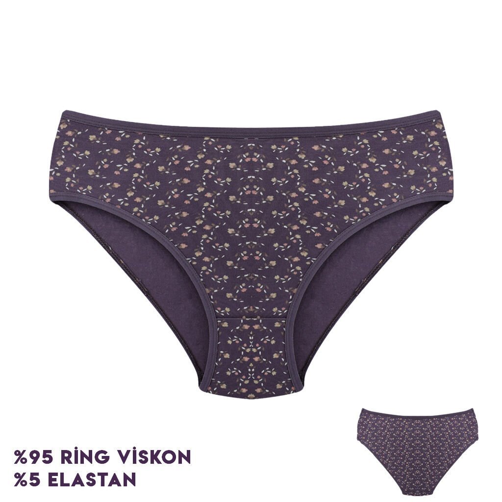 Dondeza 264-11 (L) Desenli Viscon Bayan Bikini