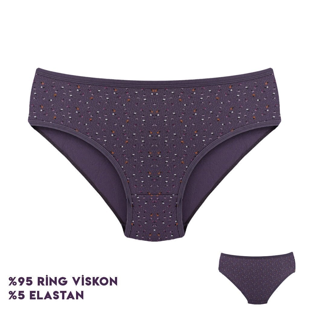 Dondeza 264-12 (L) Desenli Viscon Bayan Bikini
