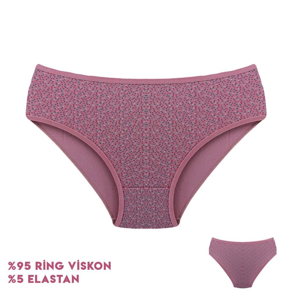 Dondeza 264-3 (L) Desenli Viscon Bayan Bikini