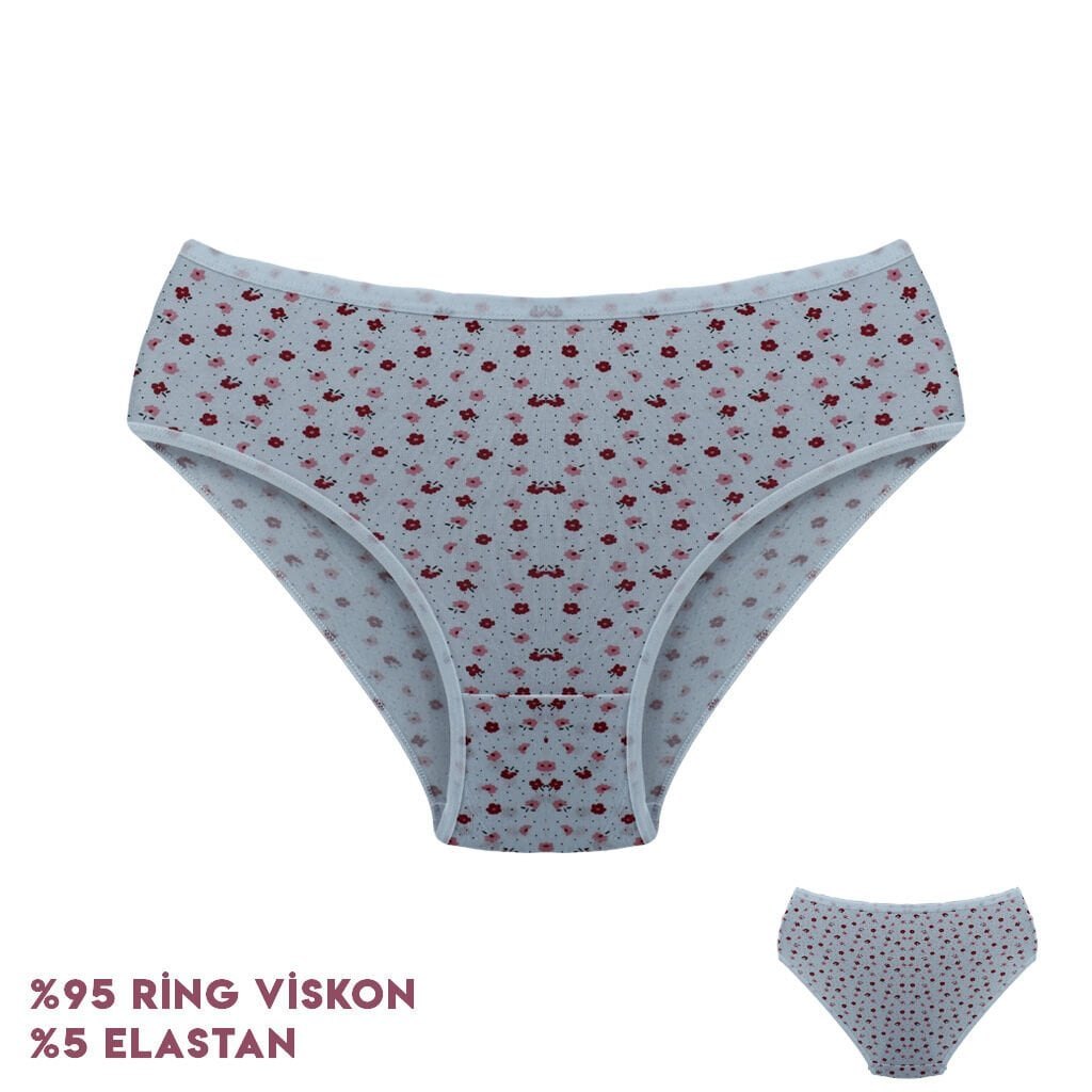 Dondeza 264-7 (L) Desenli Viscon Bayan Bikini