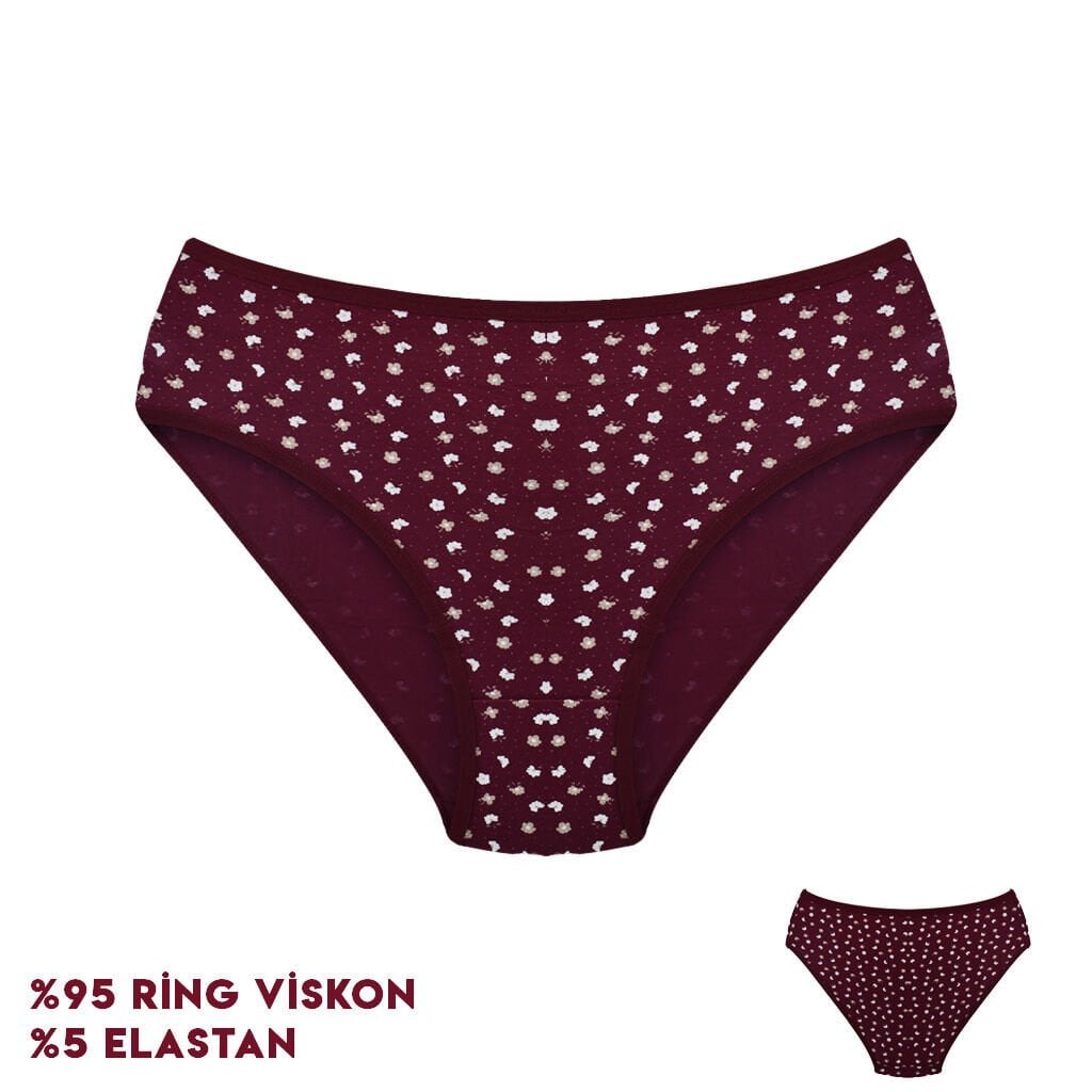 Dondeza 264-9 (L) Desenli Viscon Bayan Bikini