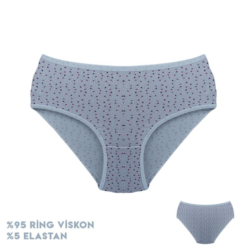 Dondeza 364-10 (XL) Desenli Viscon Bayan Bikini