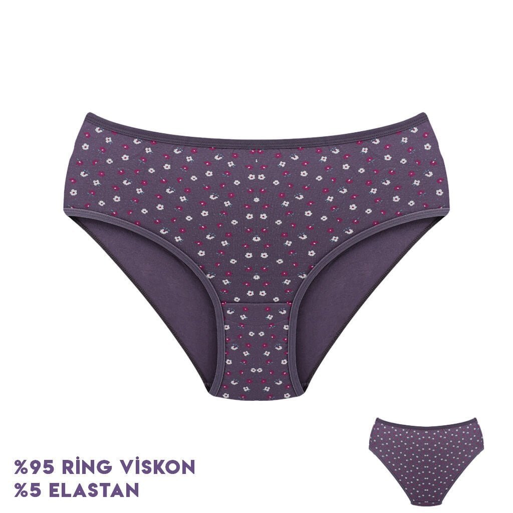 Dondeza 364-12 (XL) Desenli Viscon Bayan Bikini