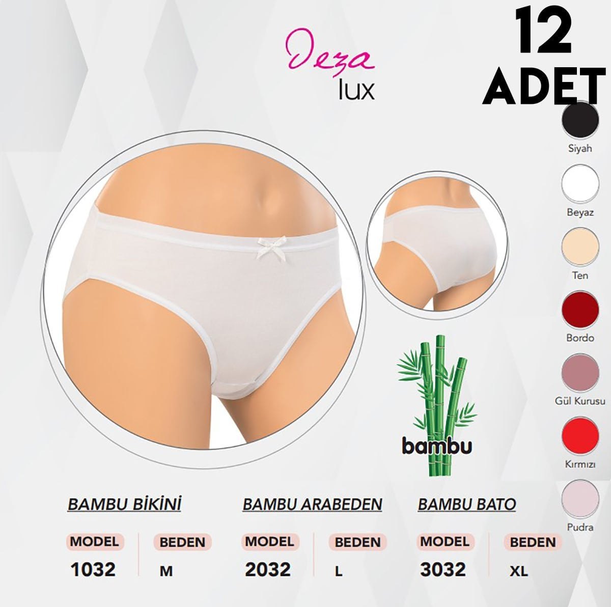 Dondeza 3032 Bambu Bayan Bato Külot