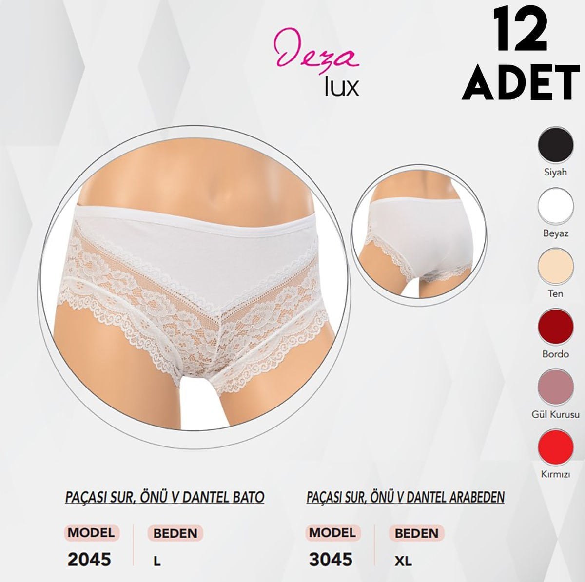 Dondeza 3045 Paçası Dantelli Bayan Bato