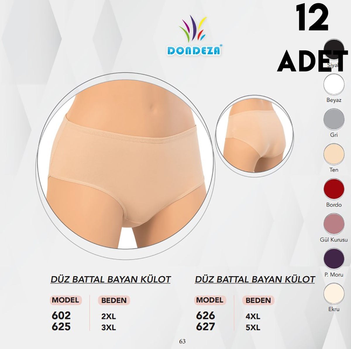 Dondeza 625 3XL Bayan Bato