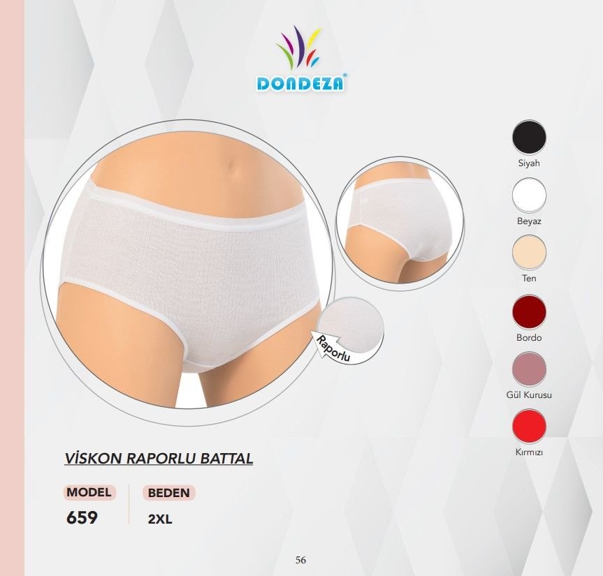 Dondeza 659 Viskon Fitilli Raporlu Bayan Bato