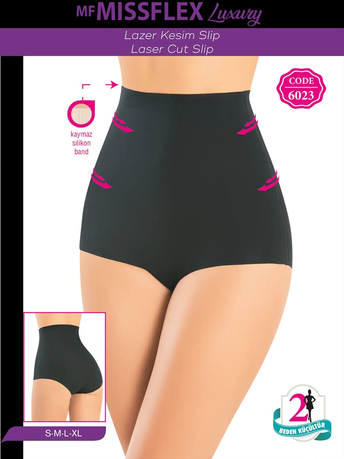 MF MISS FLEX 6023 Lazer Kesim Slip Korse