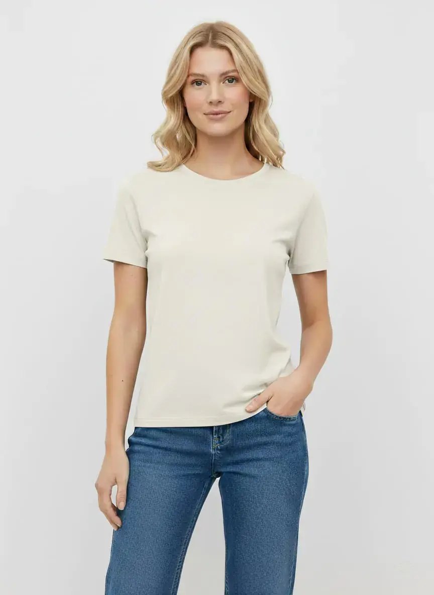 Kapitex 1213 (L-XL-XXL) Bayan Kısa Kollu Bisiklet Yaka Atlet