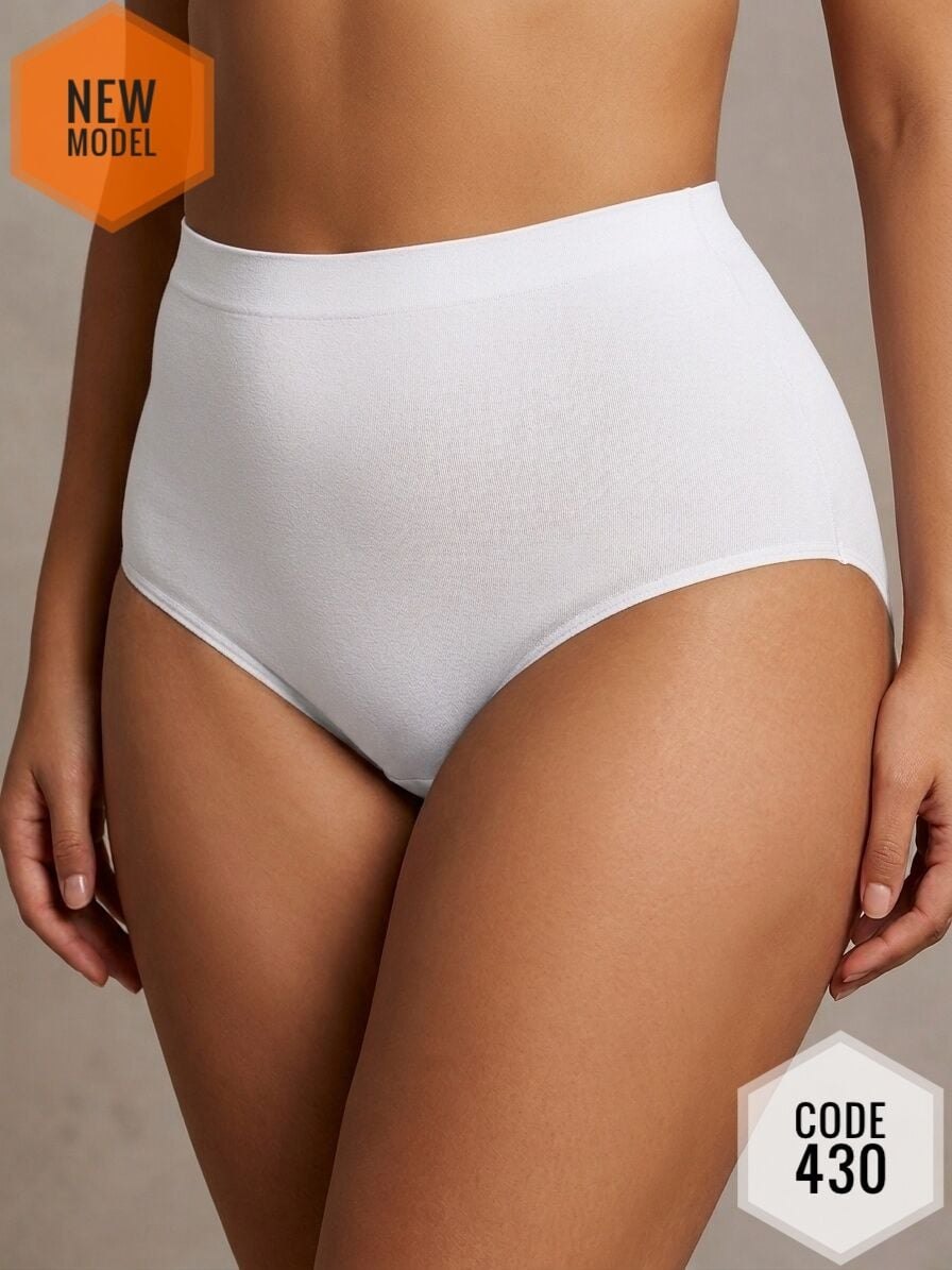 İlke 430 (M-L-XL-2XL-3XL) Modal Toparlayıcı Yüksel Bel Bayan Bato Külot