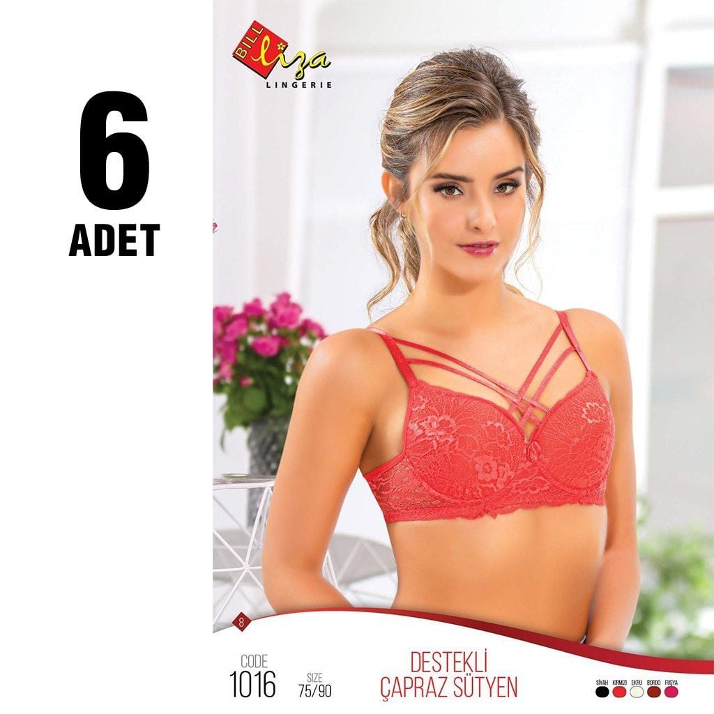 Liza 1016 Destekli Silikonlu Sütyen