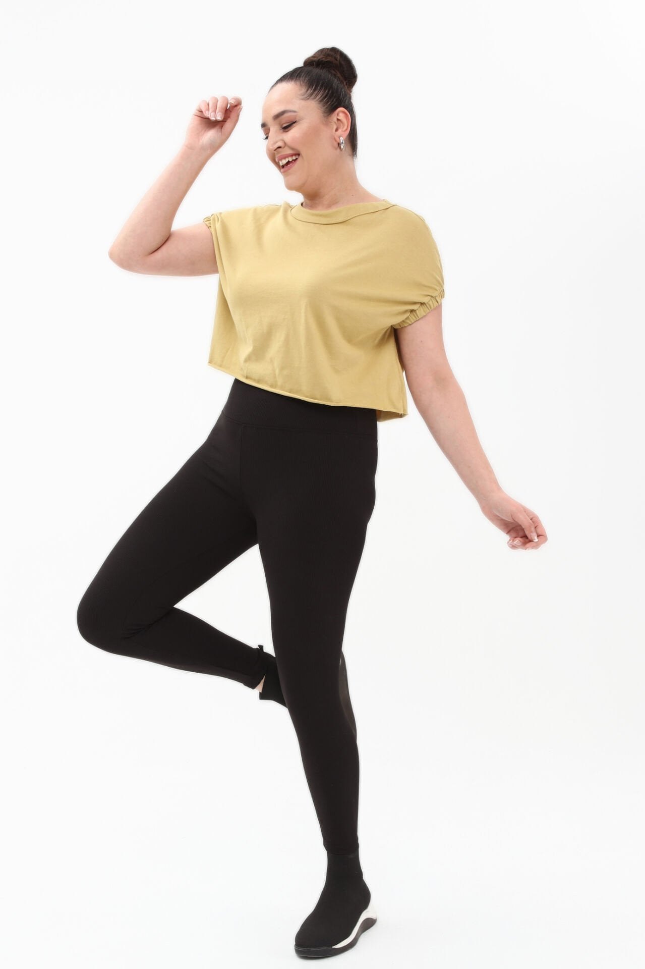 Vogsing 397 (3XL-4XL-5XL) Battal Beden Fitilli Şardonlu Bayan Tek Alt