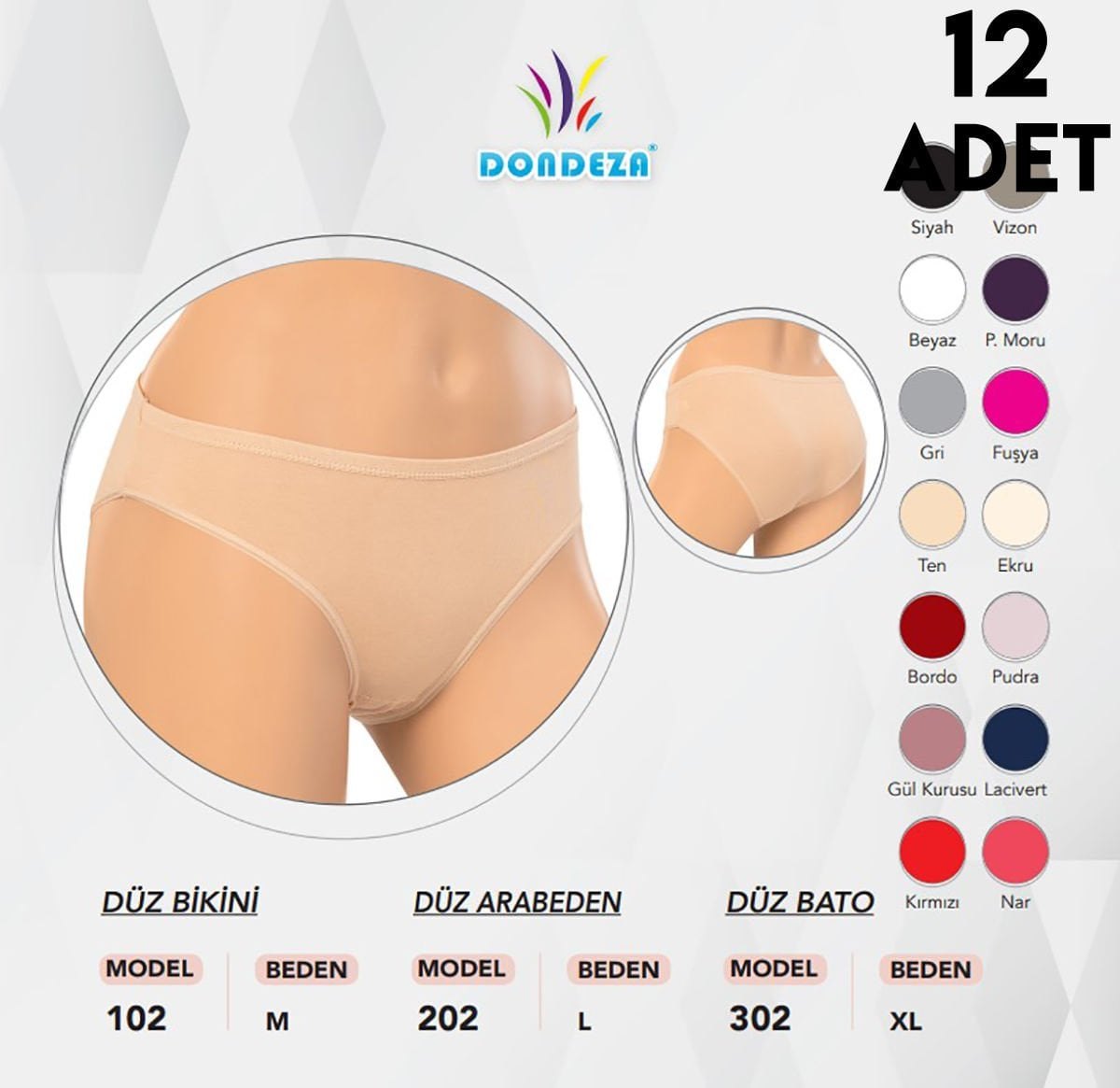 Dondeza 302 Düz Bayan Bato